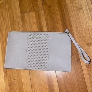 Michael Kors wristlet. Grey and silver